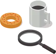 Mug Food Magnifying Glass
