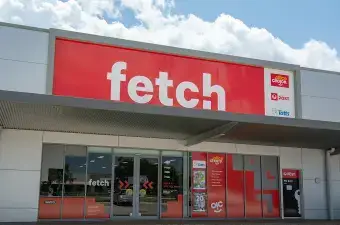 Storefront of fetch retail location
