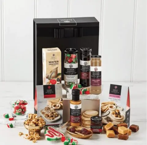 Gourmet Australian gift hamper with sweets and sauces