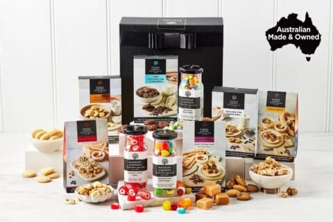 Australian gourmet snack gift hamper assortment