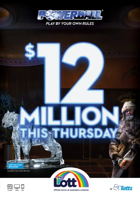 Powerball $12 million draw this Thursday promotion