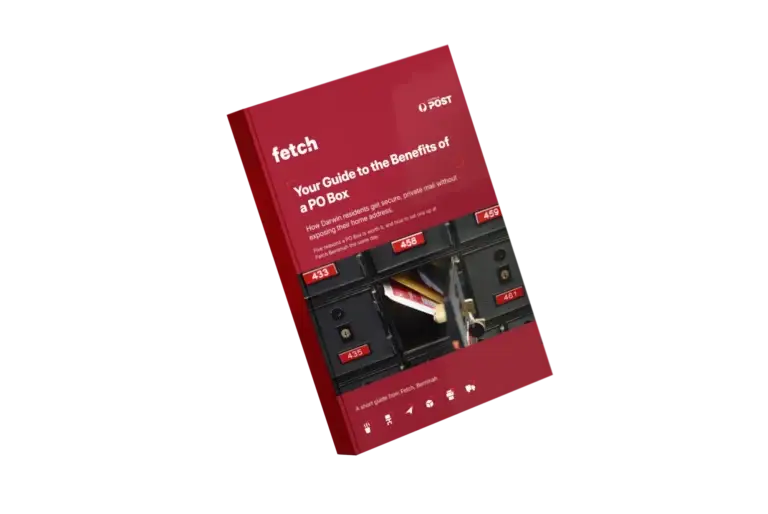 Guide to PO Box benefits booklet cover
